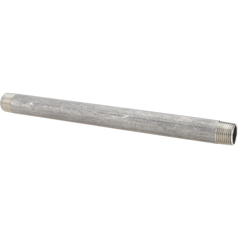 Stainless Steel Pipe Nipples & Pipe; Schedule: 40 ; Thread Standard: NPT ; UNSPSC Code: 40173300