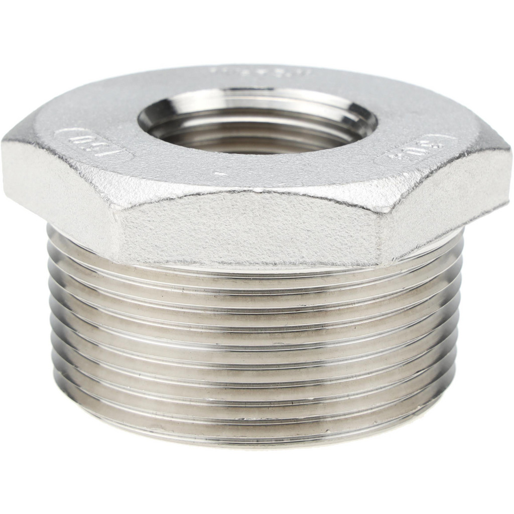 Value Collection - Pipe Hex Bushing: 1-1/2", 304 Stainless Steel | MSC ...