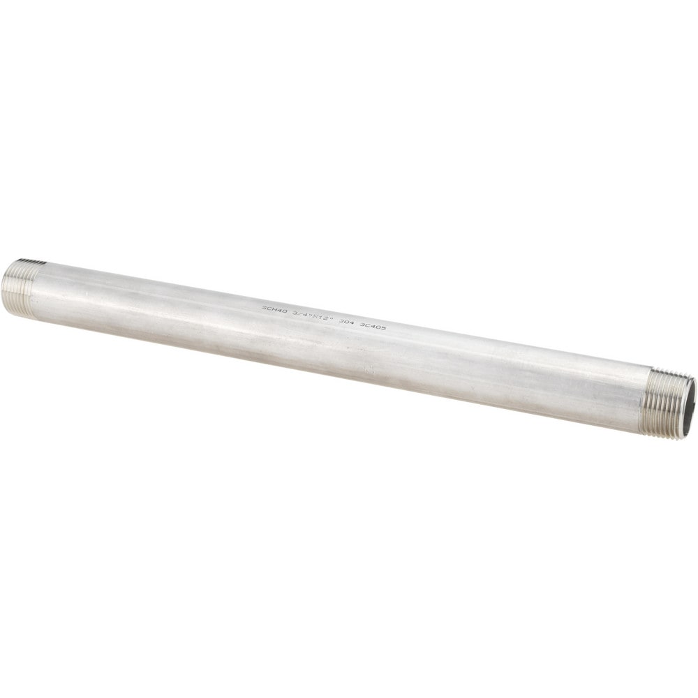 Stainless Steel Pipe Nipples & Pipe; Schedule: 40 ; Thread Standard: NPT ; UNSPSC Code: 40173300