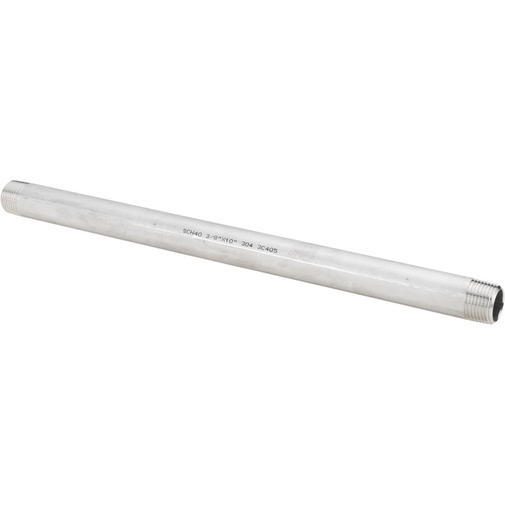 Stainless Steel Pipe Nipples & Pipe; Schedule: 40 ; Thread Standard: NPT ; UNSPSC Code: 40173300