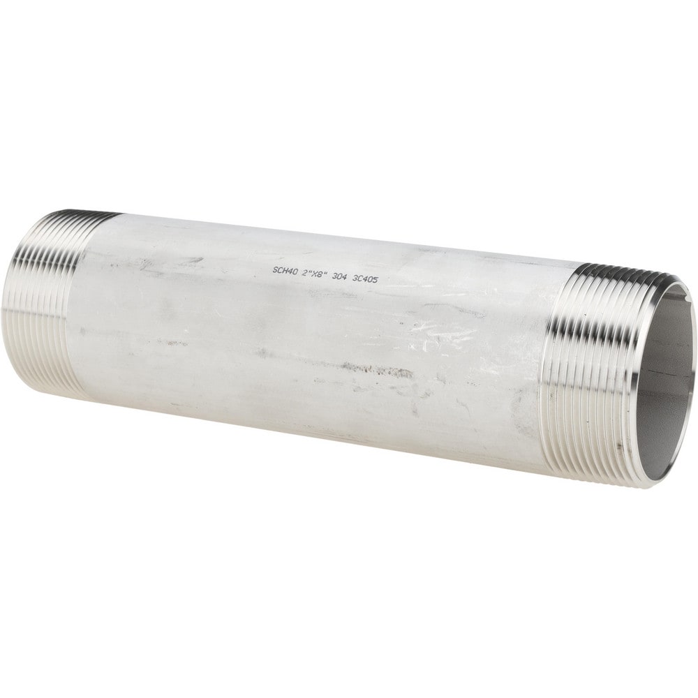 Stainless Steel Pipe Nipples & Pipe; Schedule: 40 ; Thread Standard: NPT ; UNSPSC Code: 40173300