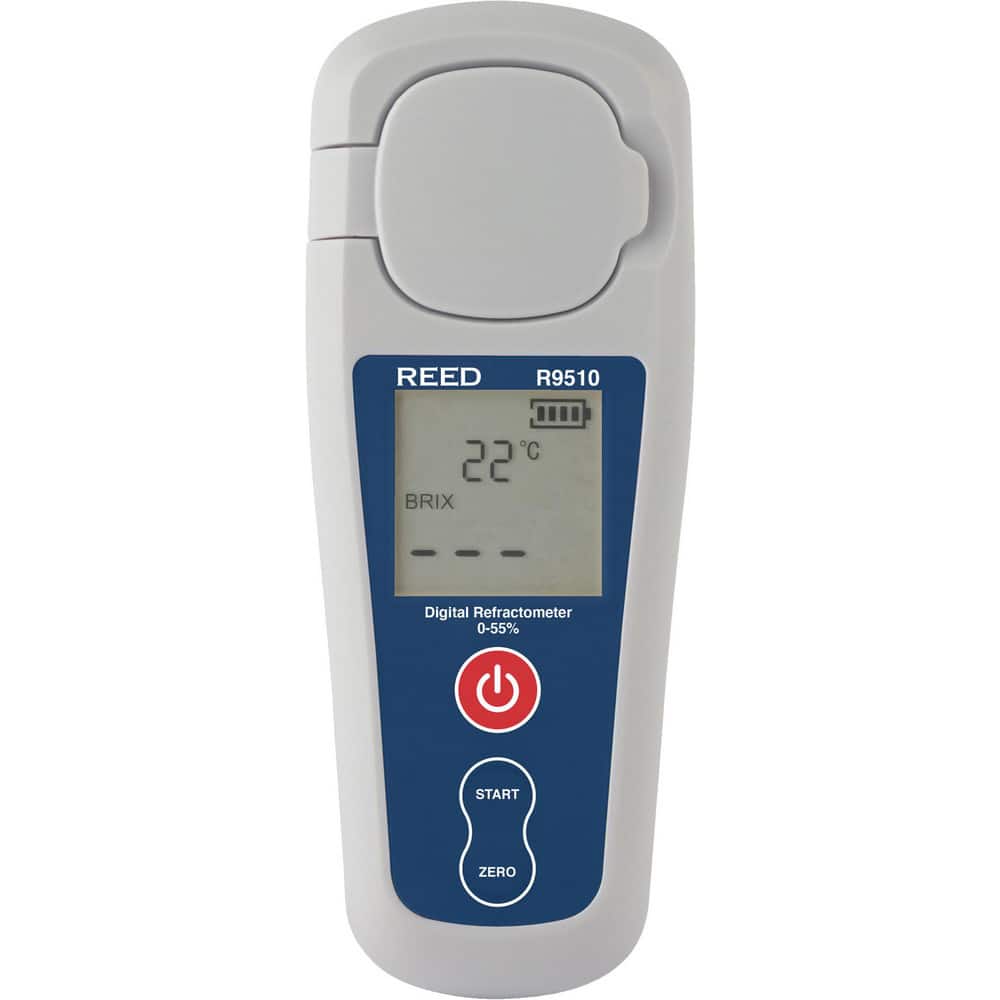 REED Instruments R9510 Refractometers; Type: Hand-Held Refractometer ; Refractometer Type: Hand-Held Refractometer ; Scale Type: Brix ; Graduation Sucrose: 0.1 ; Measuring Range: 0-55 ; For Use With: Liquids 