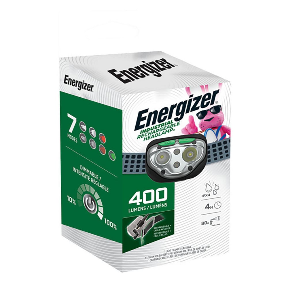 Flashlights; Light Output: 400lm ; Run Time: 15h ; Beam Distance: 80m ; Lumens: 400 ; Light Output Modes: High, Low, Wide, Wide Low, Red, Flashing Red, Green ; Housing Color: Green; Black