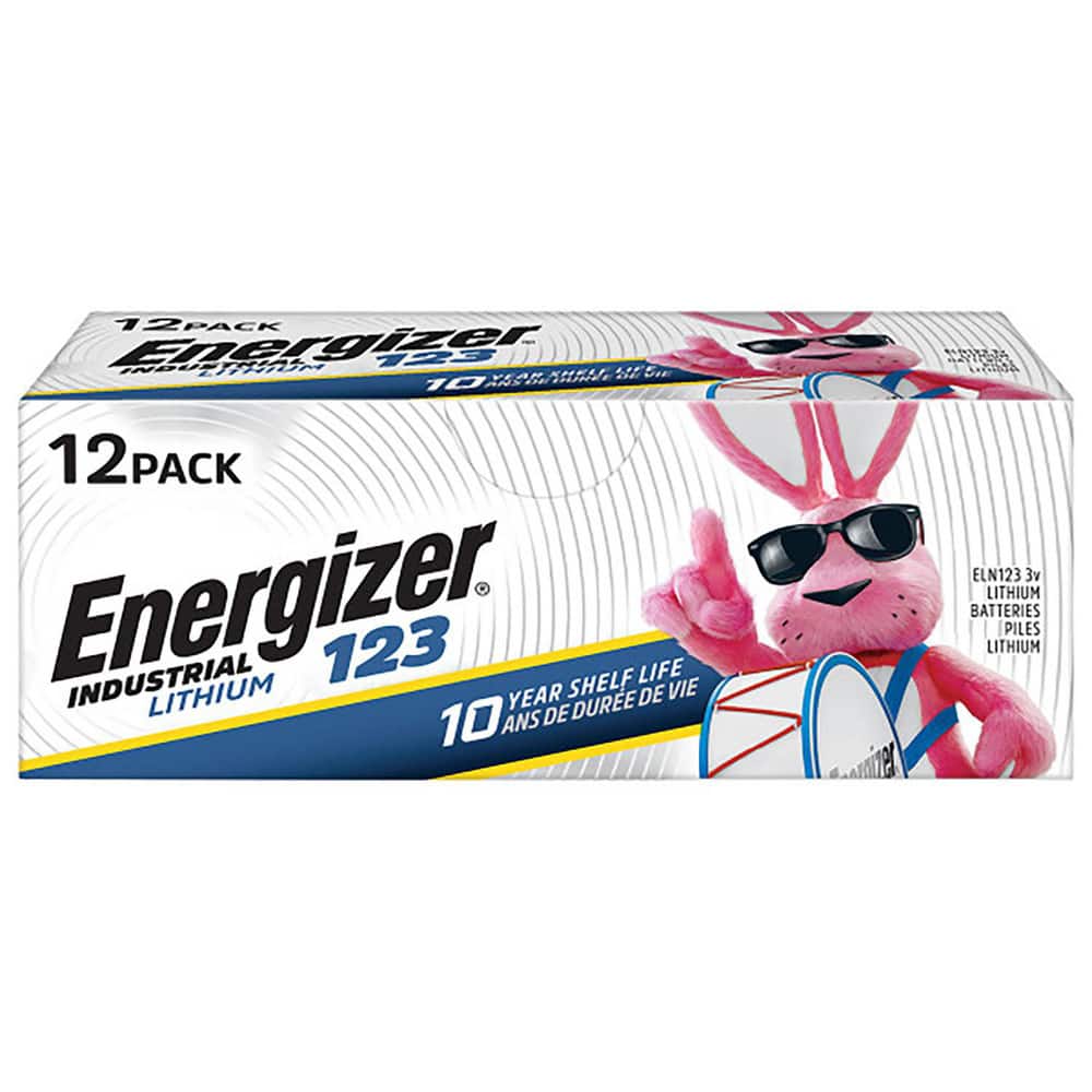 Energizer. ELN123-12 Batteries; Rechargeable: Disposable ; Battery Chemistry: Lithium ; Terminal Style: Button ; Number Of Batteries: 12 