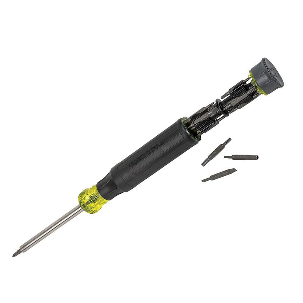 Bit Screwdrivers; Tip Type: Hex; Nutdriver; Phillips; Slotted; Torx ; Drive Size: 0.25 in ; Torx Size: T3; T4; T5H; T6H; T7H; T8H; T10H ; Phillips Point Size: #000;#00;#0;#1;#2 ; Slotted Point Size: 1; 2; 2.5; 3 mm ; Shaft Length: 6.3500