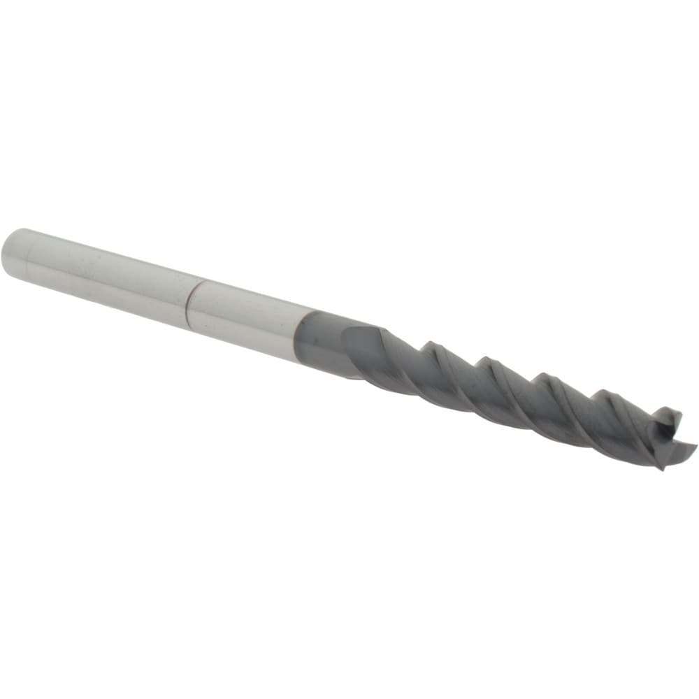 Accupro 14788433 Square End Mill: 3 Flutes, Solid Carbide 