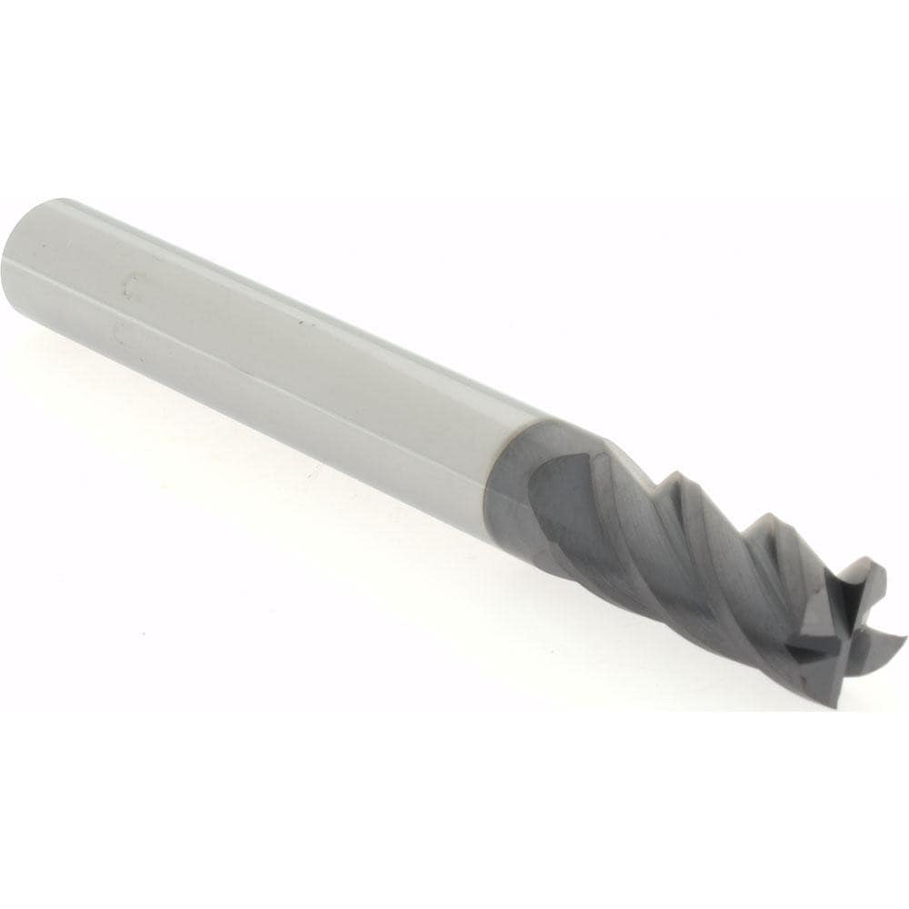 Accupro 14788578 Square End Mill: 4 Flutes, Solid Carbide 