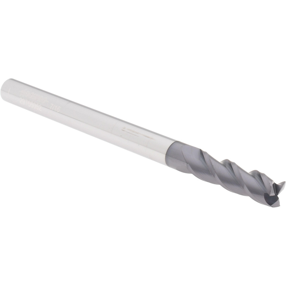 14788451 Square End Mill: 3 Flutes, Solid Carbide  
