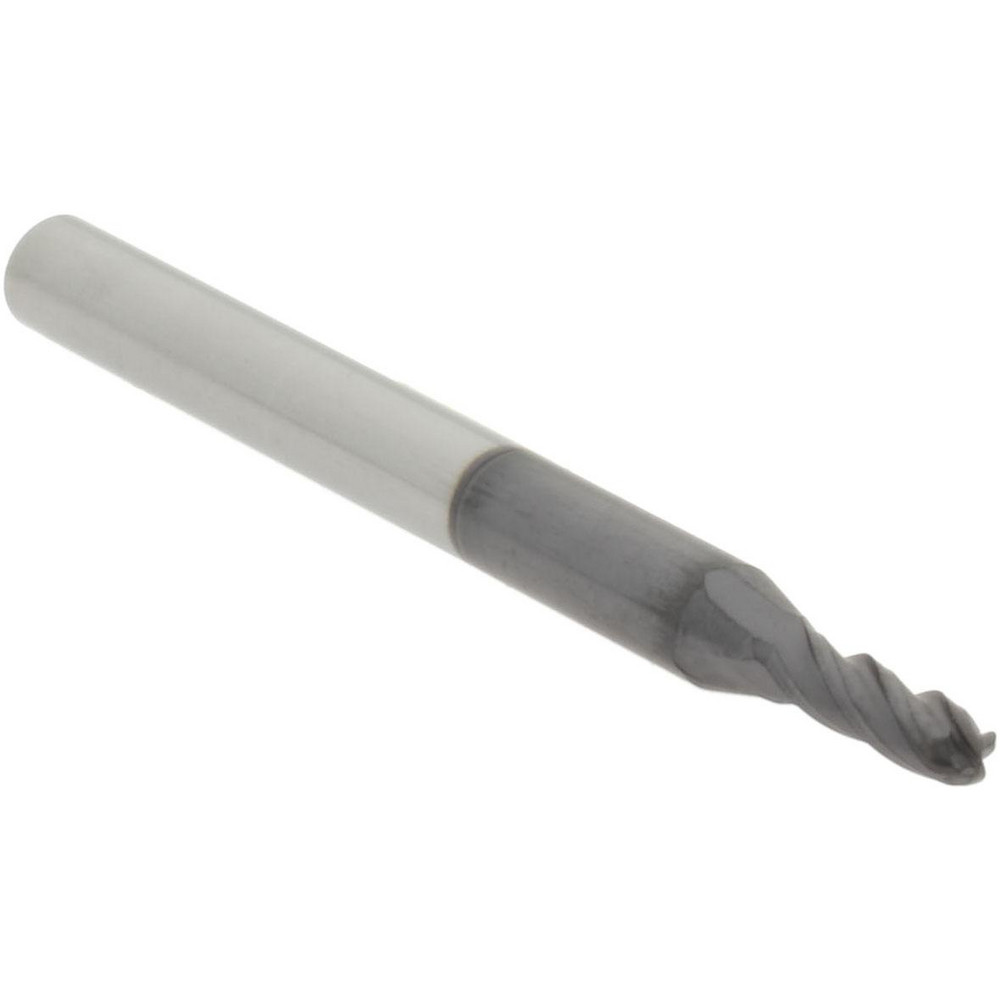 Accupro Ball End Mill 5/64" Dia, 1/4" LOC, 4 Flute, Solid Carbide MSC Direct