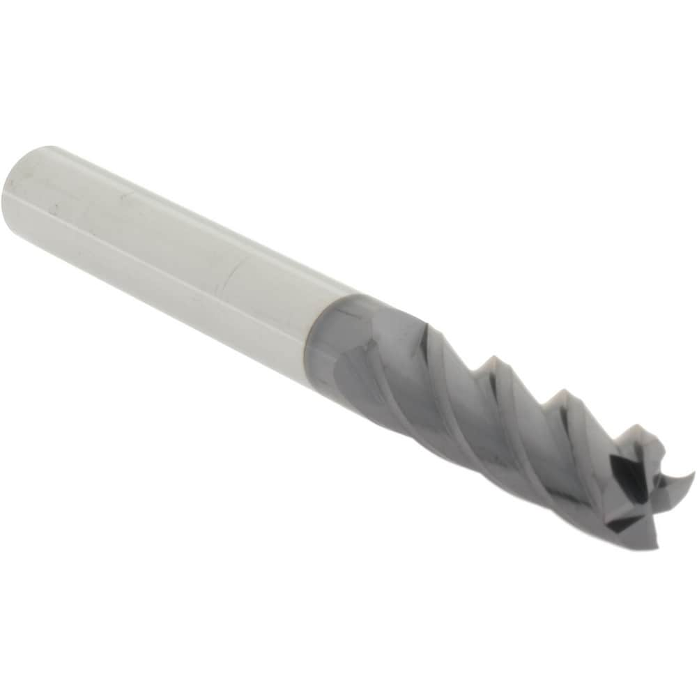 Accupro 14788567 Square End Mill: 4 Flutes, Solid Carbide 