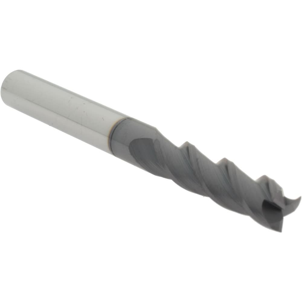 Accupro 14788424 Square End Mill: 3 Flutes, Solid Carbide 