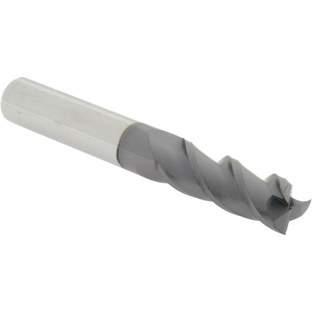 Accupro 14788425 Square End Mill: 3 Flutes, Solid Carbide 