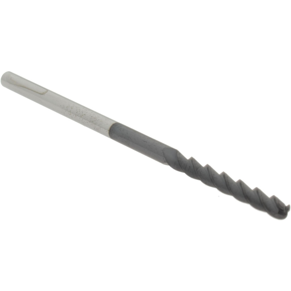 Accupro 14788660 Ball End Mill: 0.125" Dia, 1" LOC, 3 Flute, Solid Carbide Image