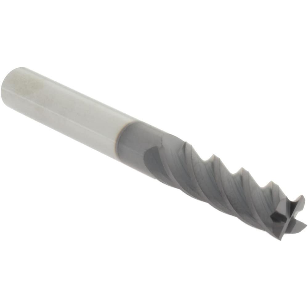 Accupro 14788543 Square End Mill: 4 Flutes, Solid Carbide 