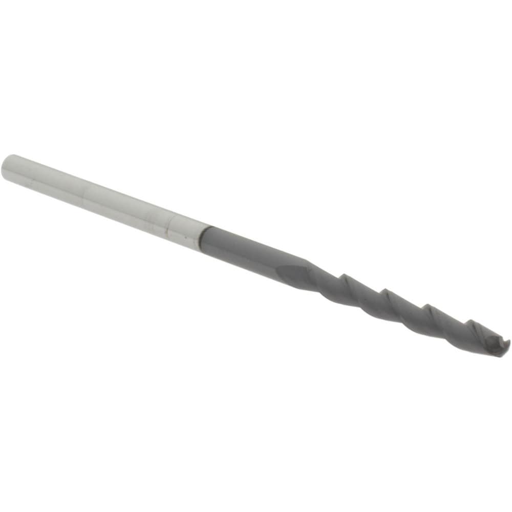 Ball End Mill: 0.125" Dia, 1" LOC, 2 Flute, Solid Carbide