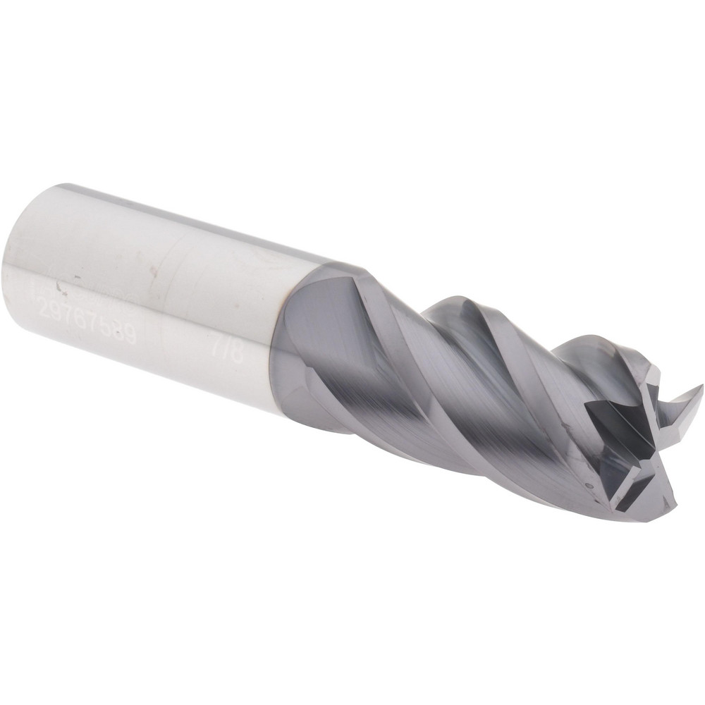 Accupro 14788502 Square End Mill: 4 Flutes, Solid Carbide Image