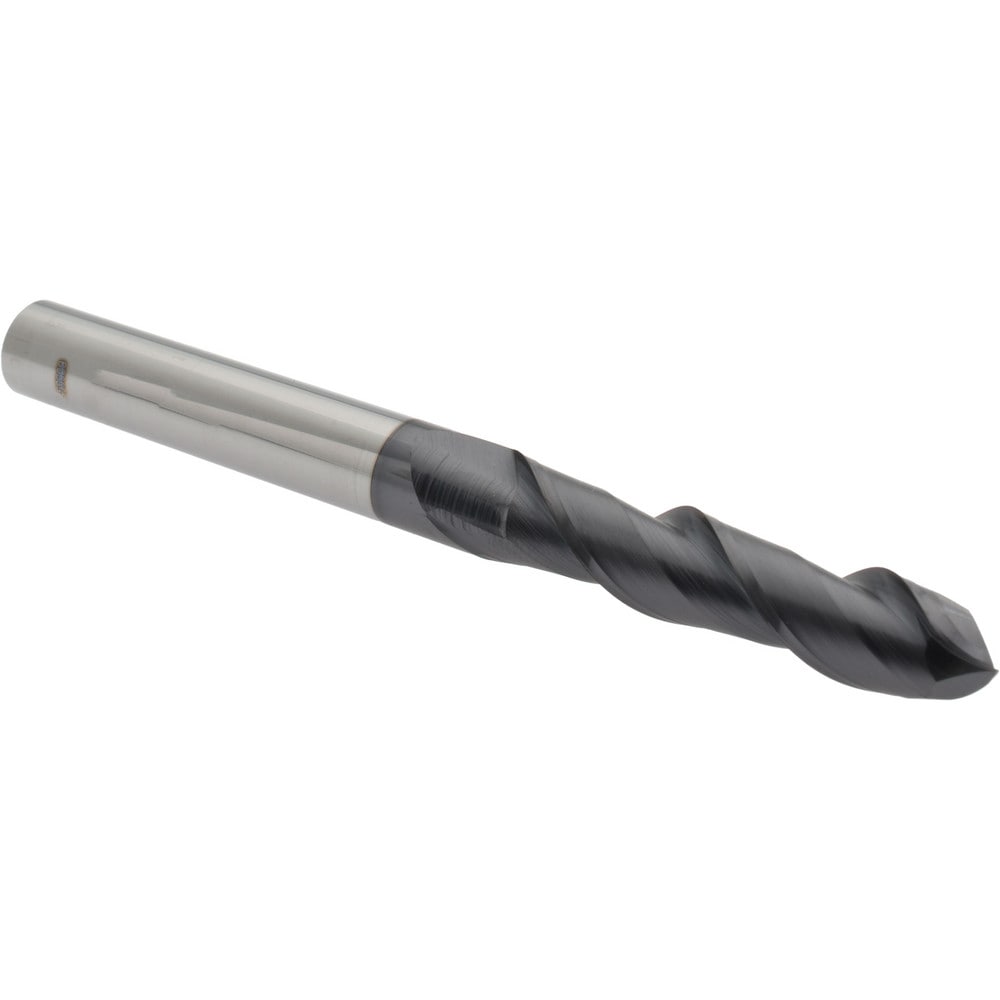 Ball End Mill: 0.375" Dia, 1.75" LOC, 2 Flute, Solid Carbide