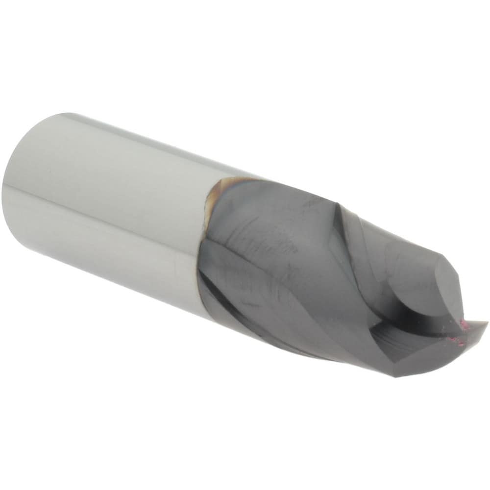 Ball End Mill: 0.75" Dia, 1" LOC, 2 Flute, Solid Carbide