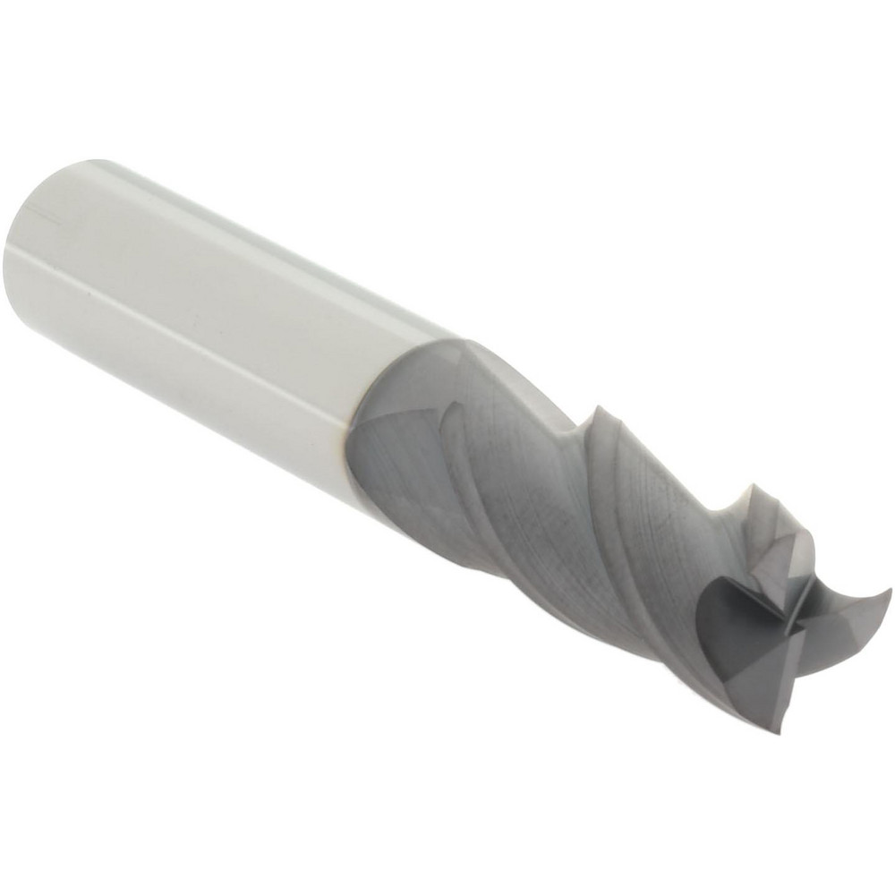 14788404 Square End Mill: 3 Flutes, Solid Carbide  