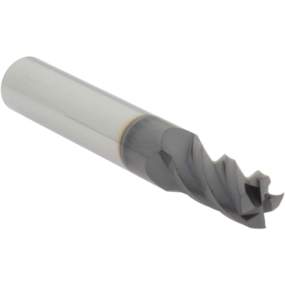 Accupro 14788521 Square End Mill: 4 Flutes, Solid Carbide 