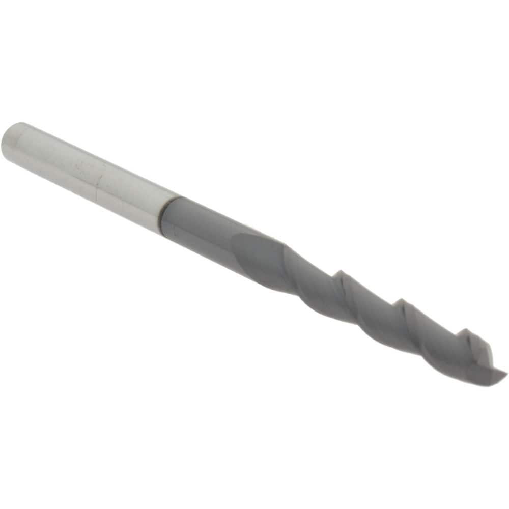 Accupro 14788366 Square End Mill: 2 Flutes, Solid Carbide 