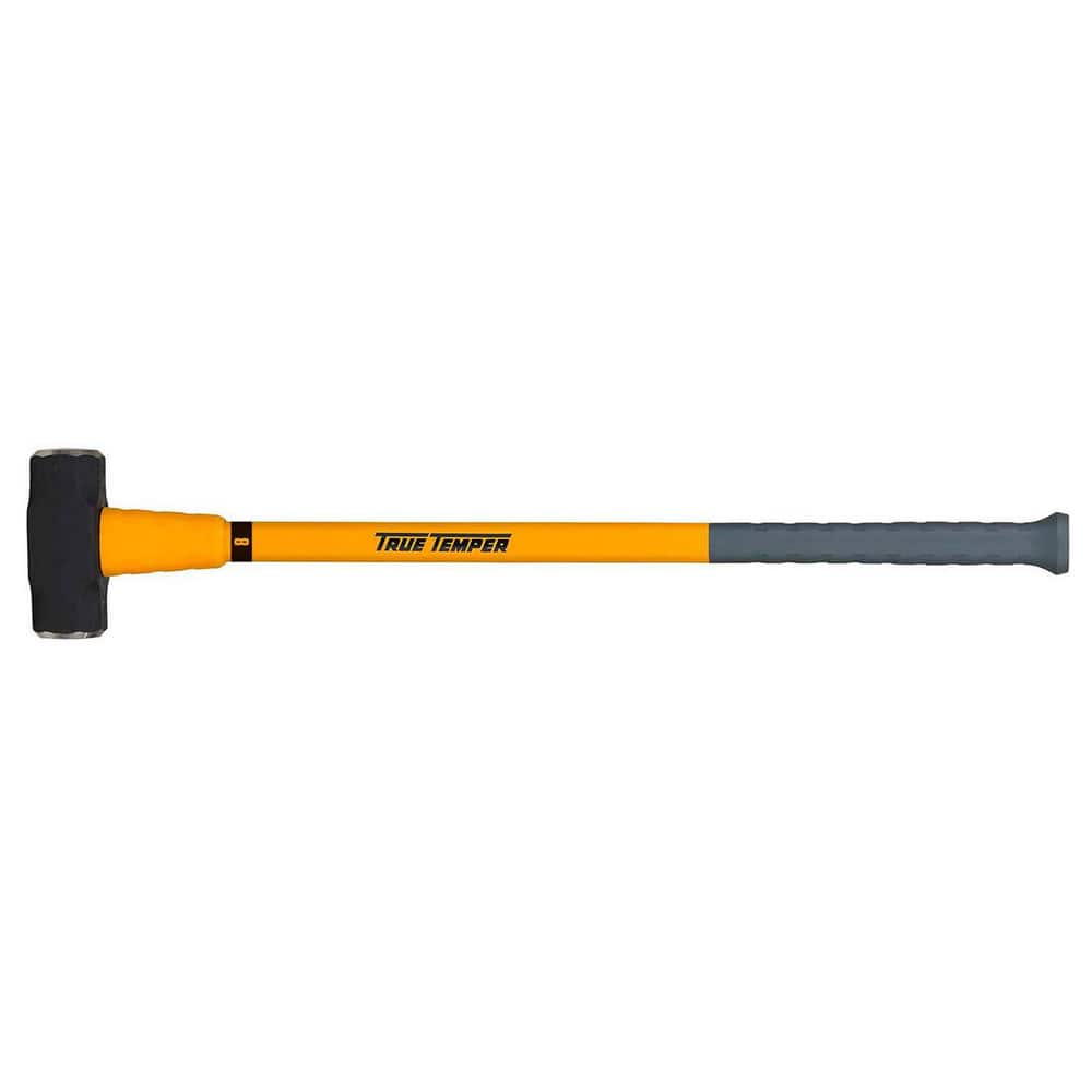 Sledge Hammers; Head Weight (Lb): 8lb ; Head Weight (Oz): 96oz ; Double/Single Face: Double ; Handle Color: Yellow ; Head Color: Black ; Head Length: 6in