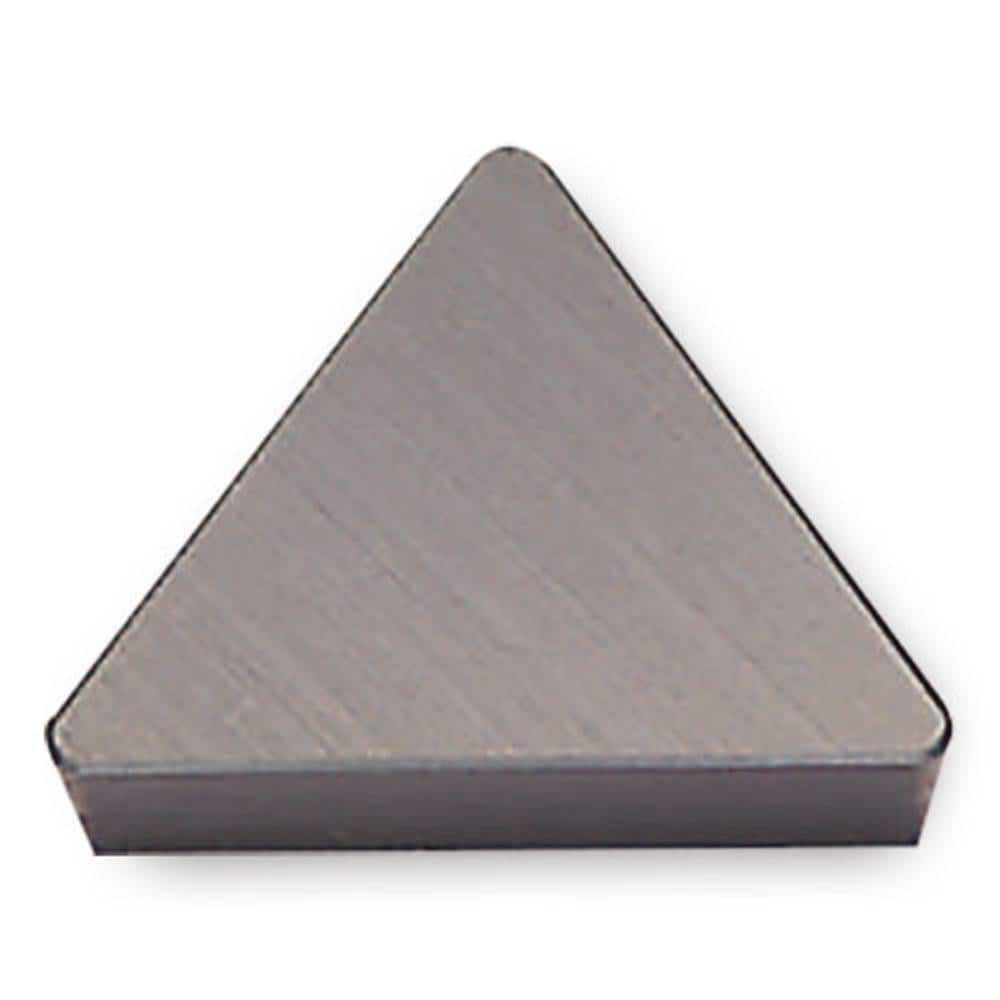 Turning Inserts; Relief Angle: 11 ; Insert Style: TPGN ; Corner Radius (Decimal Inch): 0.0310 ; Included Angle: 60 ; Manufacturer Grade: TT8115B ; Coating/Finish: Al2O3; TiCN; Titanium Nitride