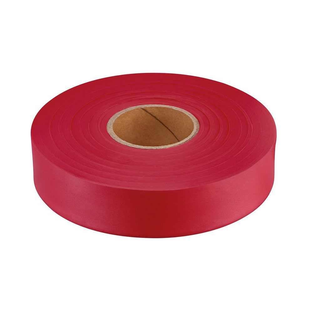 Barricade & Flagging Tape; Legend: None ; Material: Plastic ; Overall Length: 600.00 ; Color: Red