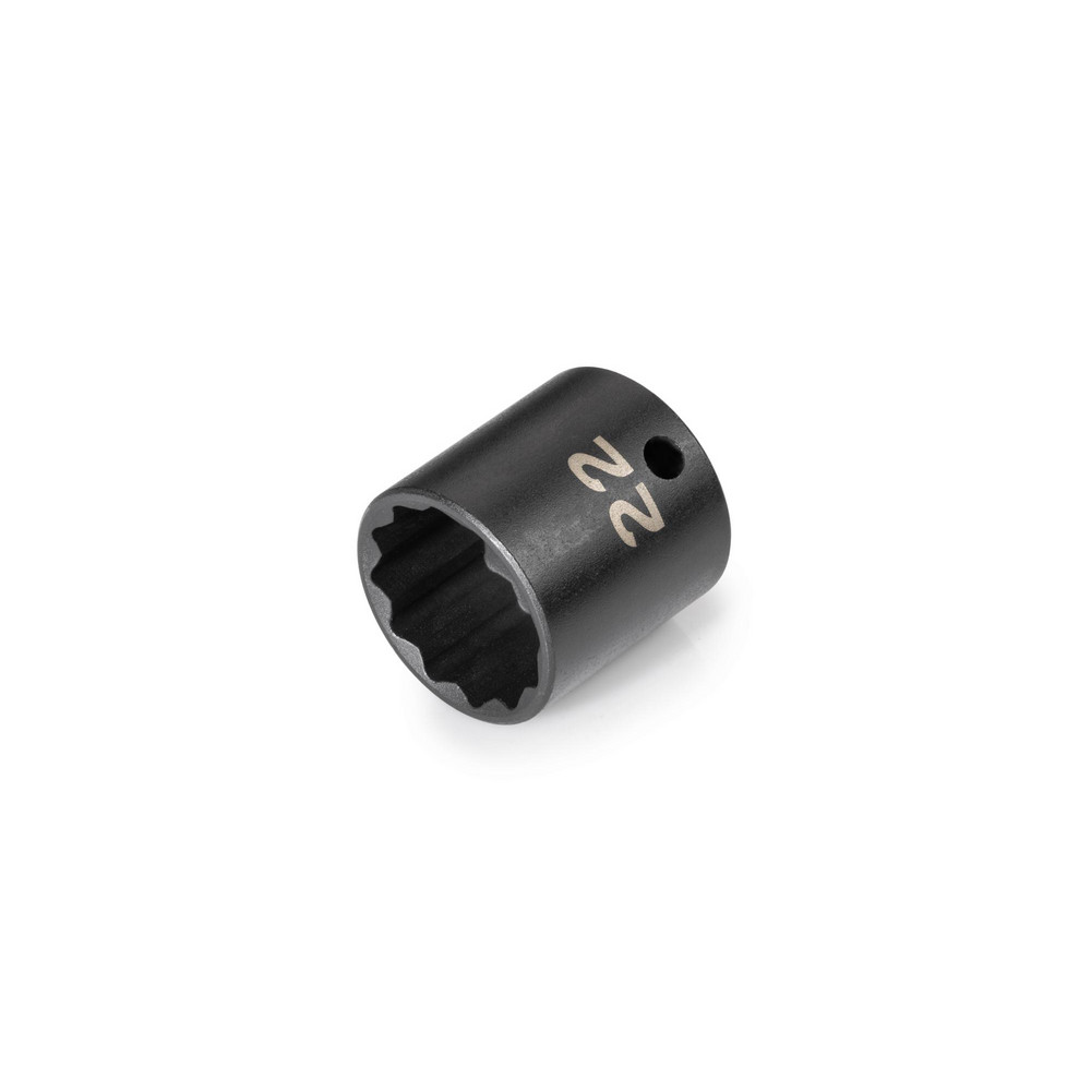 Tekton - Impact Socket: 3/8" Drive, 22 mm Socket, Hex Drive | MSC Direct