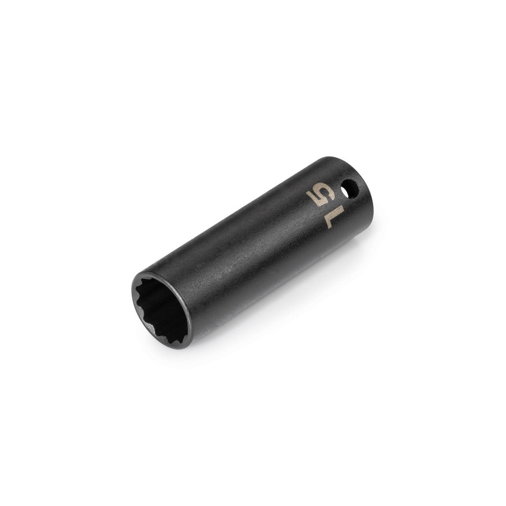 Tekton impact socket 3 8 drive 15 mm socket hex drive msc direct