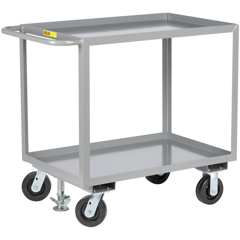 Little Giant® - Carts; Cart Type: Heavy-Duty Shelf Truck; Caster Type ...