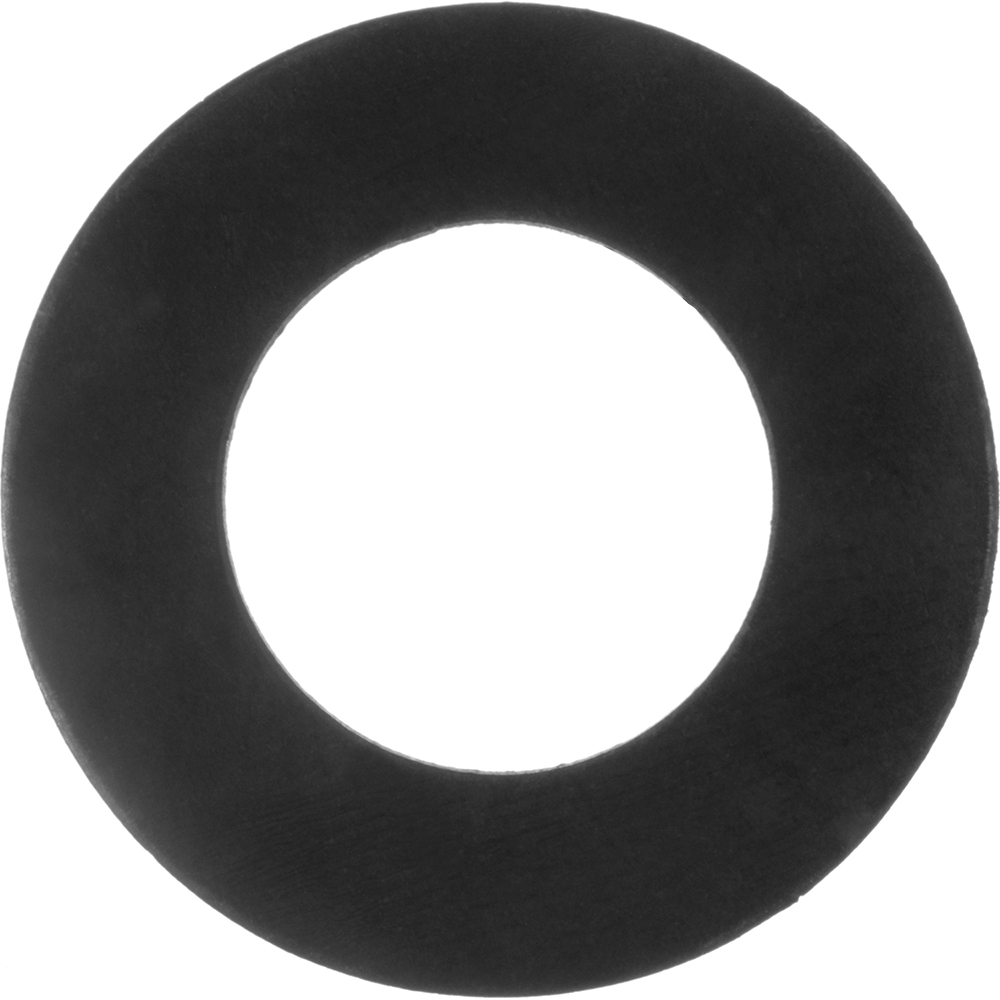 Flange Gasket: For 1-1/2" Pipe, 2" ID, 3-3/8" OD, 1/8" Thick, EPDM - Black