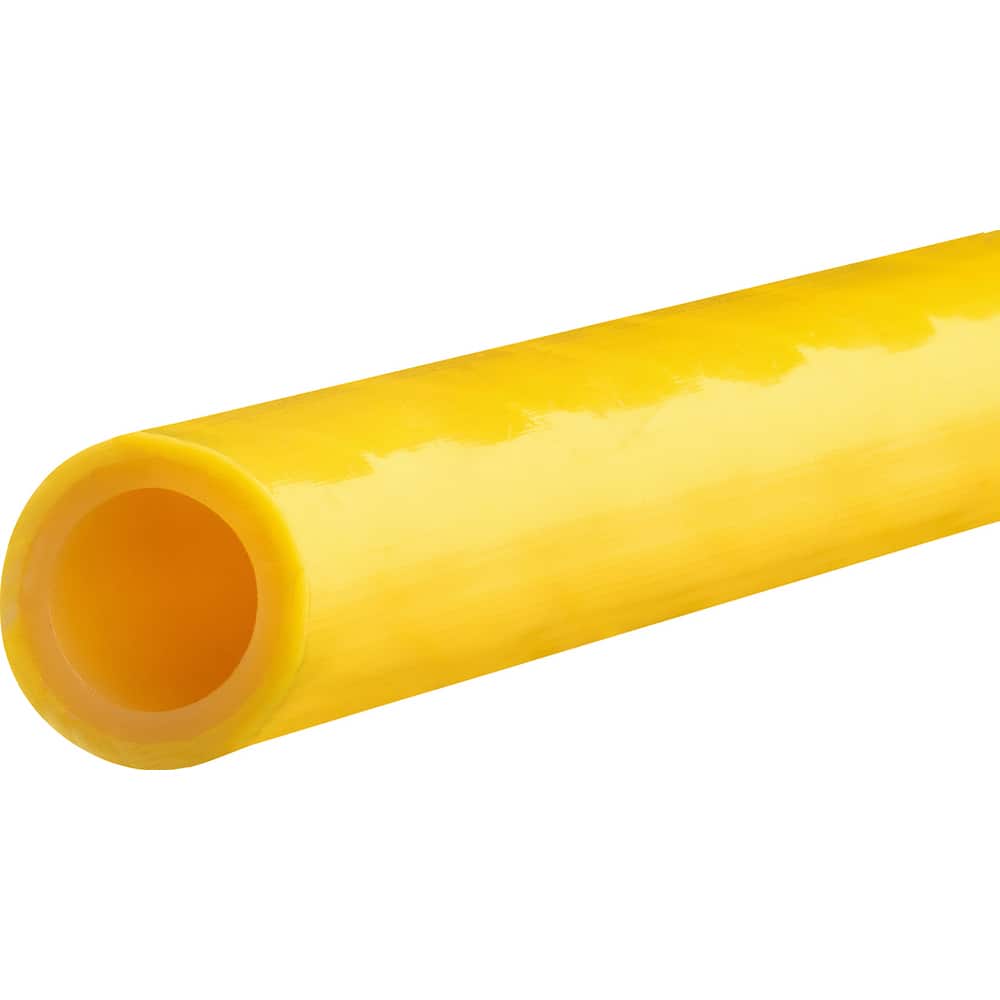Inner Diameter 5/16 Outer Diameter 3/8-5 ft Hard Bendable Sever-Temperature Yellow Opaque Plastic Tubing for Chemical Applications 