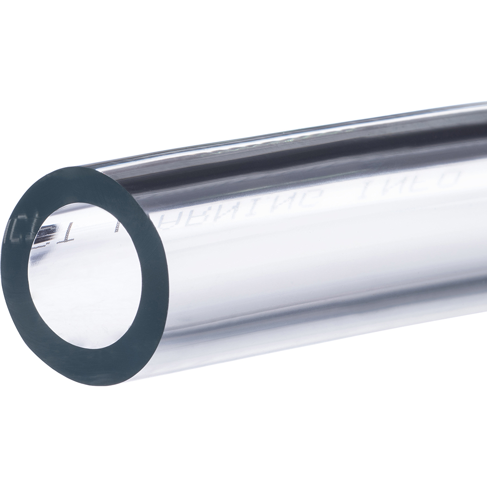 PVC Tube: 1/4" ID, 3/8" OD, 5' Long - 20 Max psi, Clear