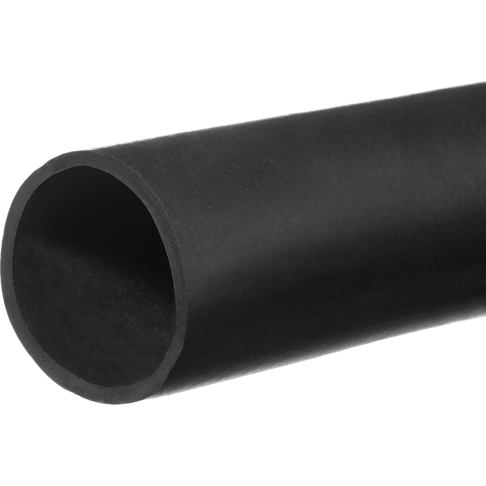 Buna-N Tube: 3/16" ID, 5/16" OD, Standard Roll 5' - 25 Max psi, Black