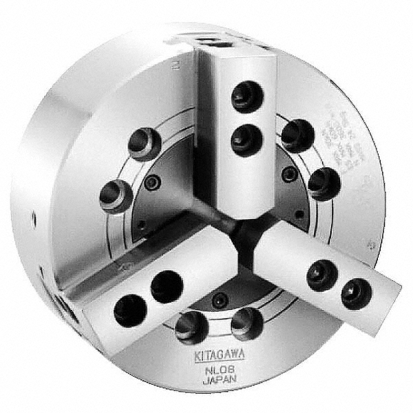 Kitagawa 3 Jaw 4" Diam Plain Back Lathe Chuck 29984218 MSC