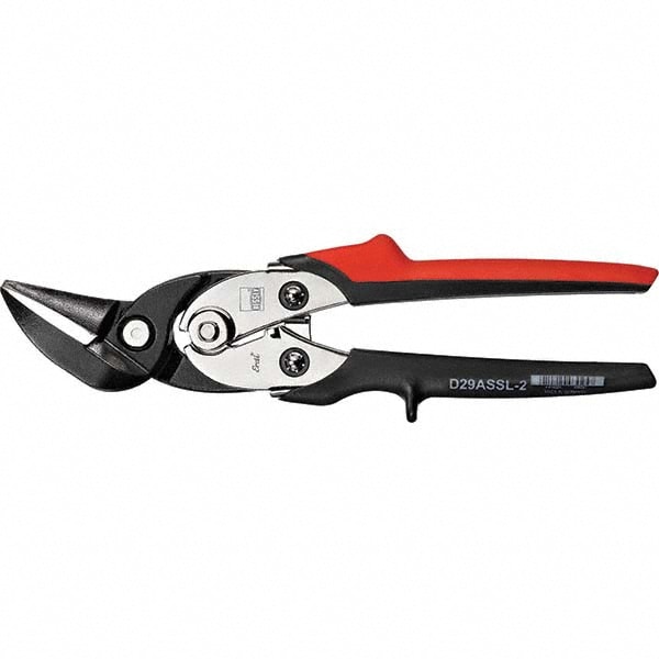 Offset Journeyman Snips: 10-1/4" OAL, 1-7/8" LOC, Forged Steel Blades