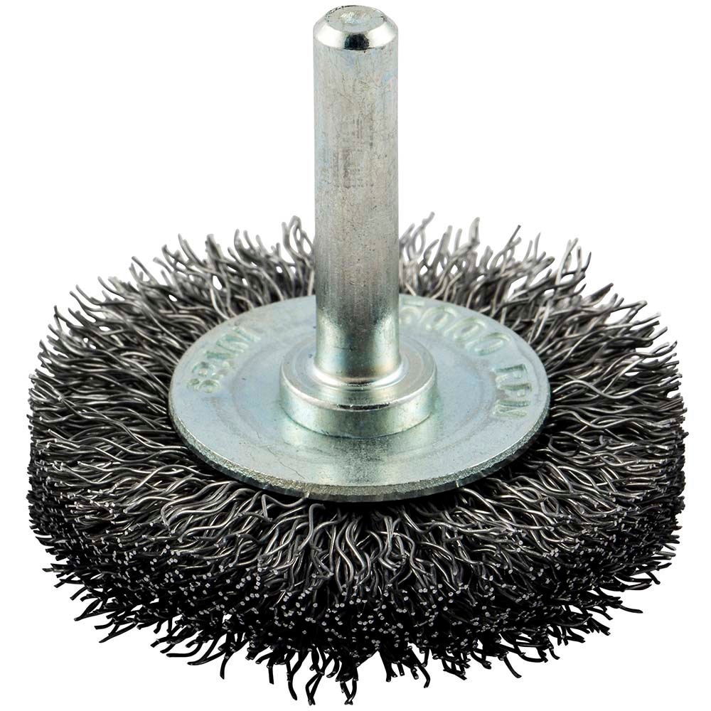 Norton 69957370123 Wheel Brush: 2" Wheel Dia, Crimped Image