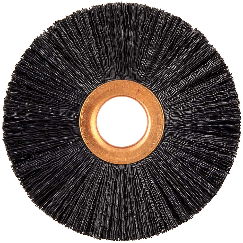 Norton Wheel Brush 3" Wheel Dia, 3/8" Face Width, Crimped MSC