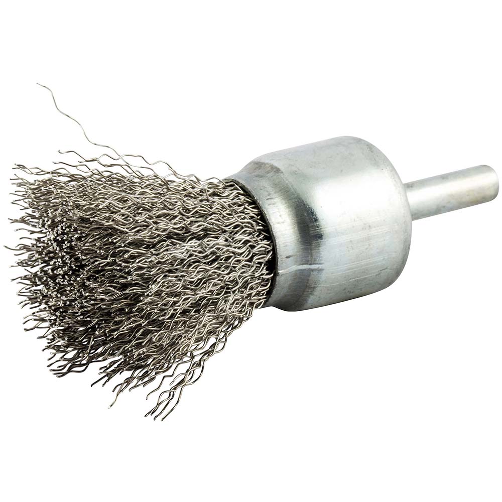 Norton 1" Diam Stainless Steel Crimped End Brush 29992856 MSC