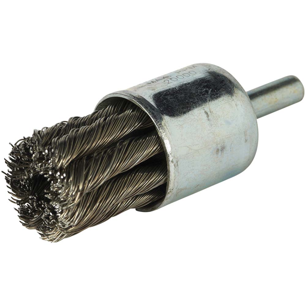 Norton End Brushes 1" Dia, Carbon Steel, Knotted Wire MSC Direct
