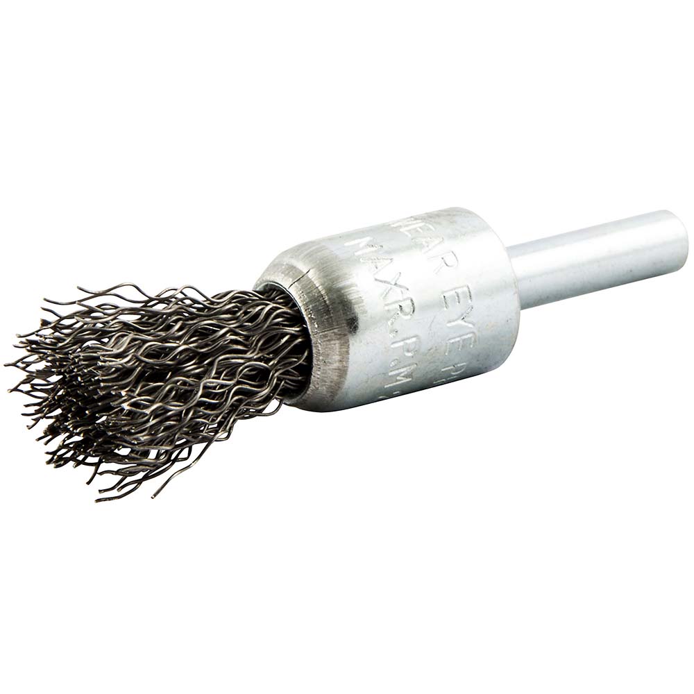 Norton End Brushes 1/2" Dia, Carbon Steel, Crimped Wire MSC