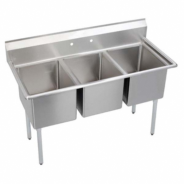 ELKAY® Scullery Sink 3 Stainless Steel MSC Industrial Supply Co.