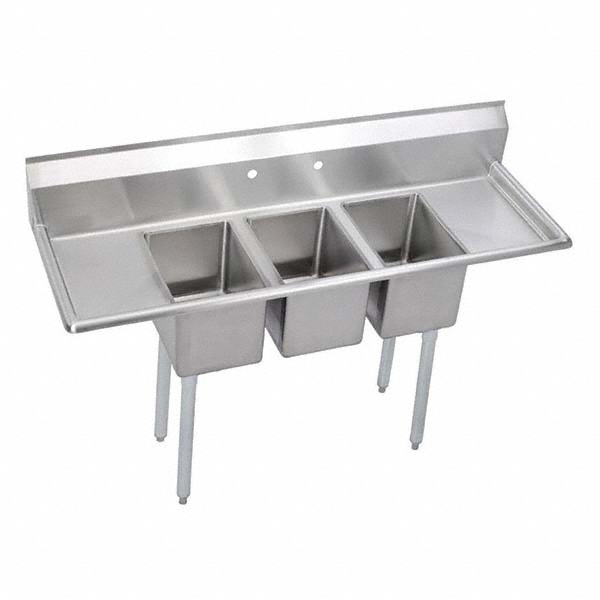 ELKAY® Scullery Sink 3 Stainless Steel MSC Industrial Supply Co.