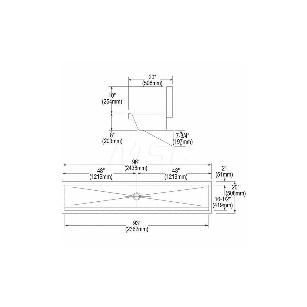 ELKAY® 4 Person WashStation Manual Faucet, 304 Stainless Steel