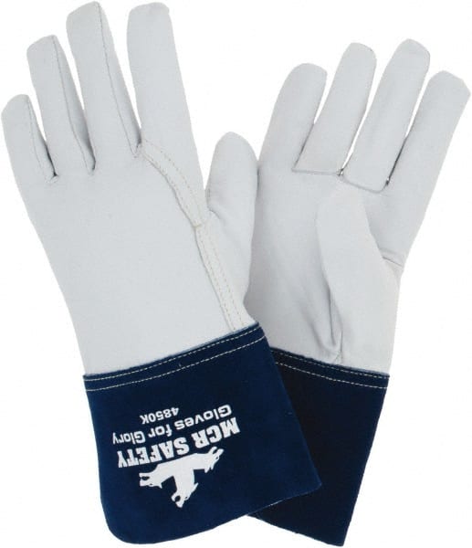 MCR SAFETY 4850KL Welding Gloves: Goatskin 