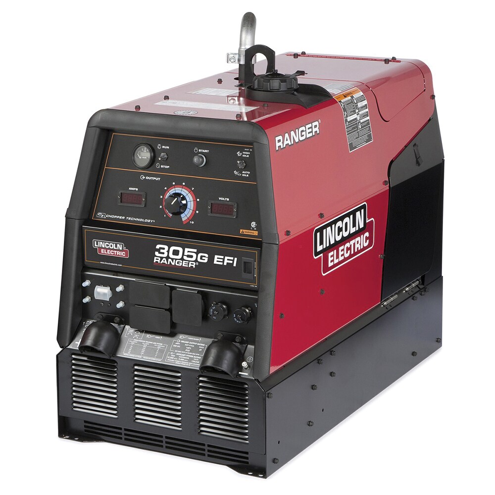 Portable Welder/Generators; Duty Cycle: 305A DC CC/29V/100%; 300A DC CV/29V/100% ; Process: Stick, TIG, MIG, Flux Cored, Gouging ; Input Current: DC ; Output Current: DC ; Maximum Output Voltage: 230 ; Phase: Single Phase