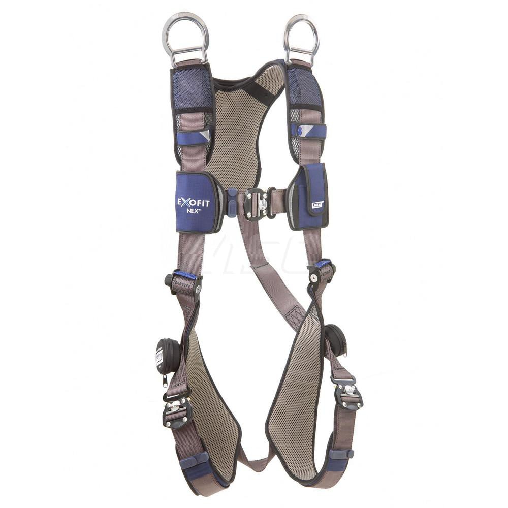Fall Protection Harnesses: 420 Lb, Vest Style, Size Small, For Retrieval & Rescue, Polyester, Back & Shoulder