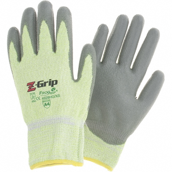 FroGrip Z-Grip 4920HG Hi-Vis Green A4 Cut Nitrile Coated Gloves - S