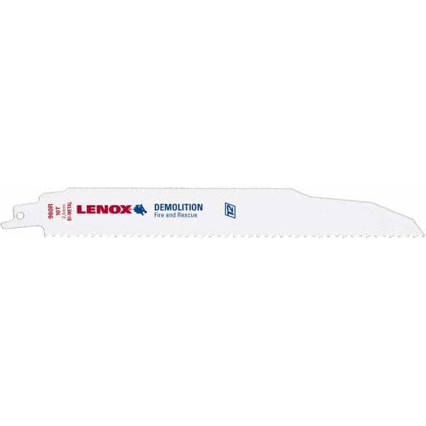 Lenox 22762OSB960R Reciprocating Saw Blade: 9" Long, Bi-Metal 